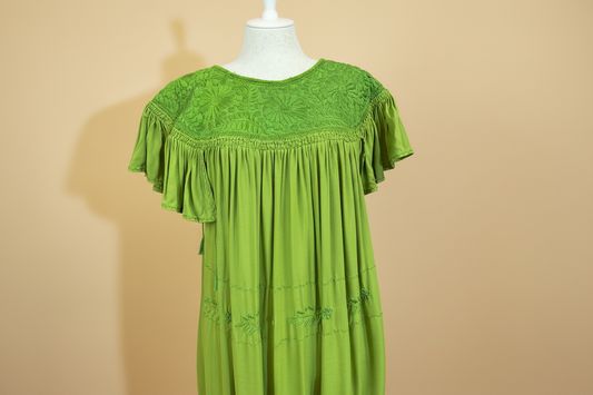 Vestido Rococo Fino Verde