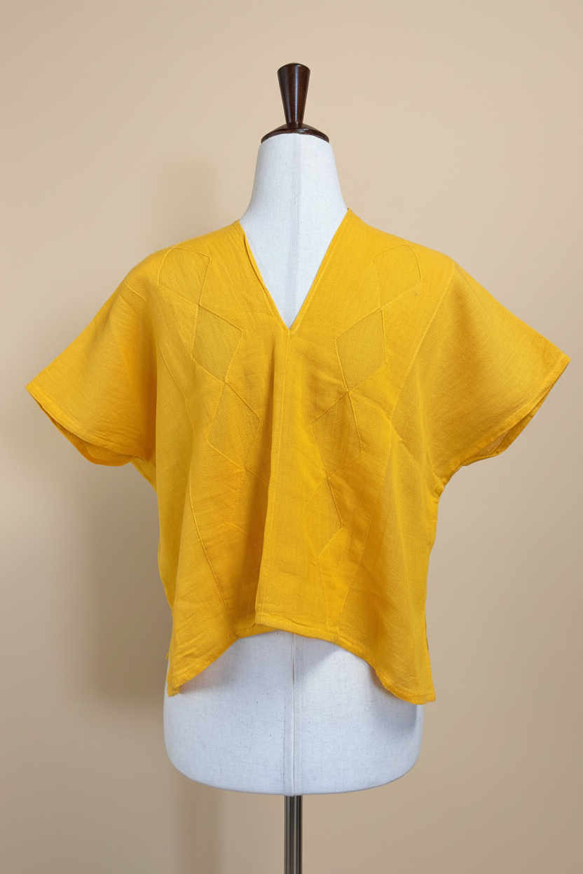 Crop Top Manta Corrugada