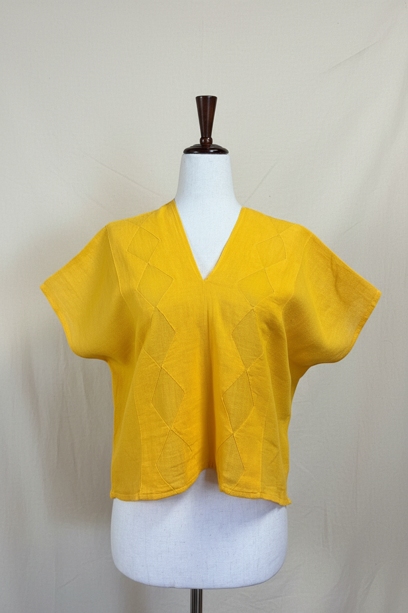 Crop Top Manta Corrugada