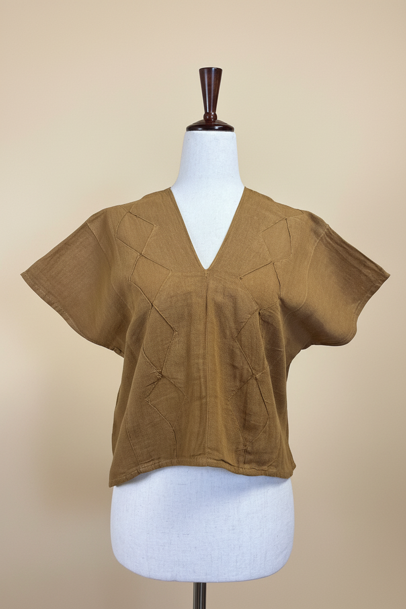 Crop Top Manta Corrugada