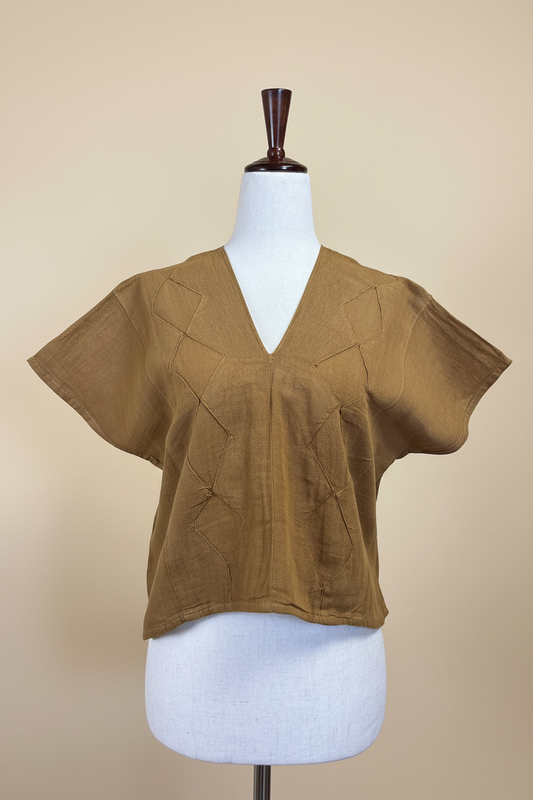 Crop Top Manta Corrugada