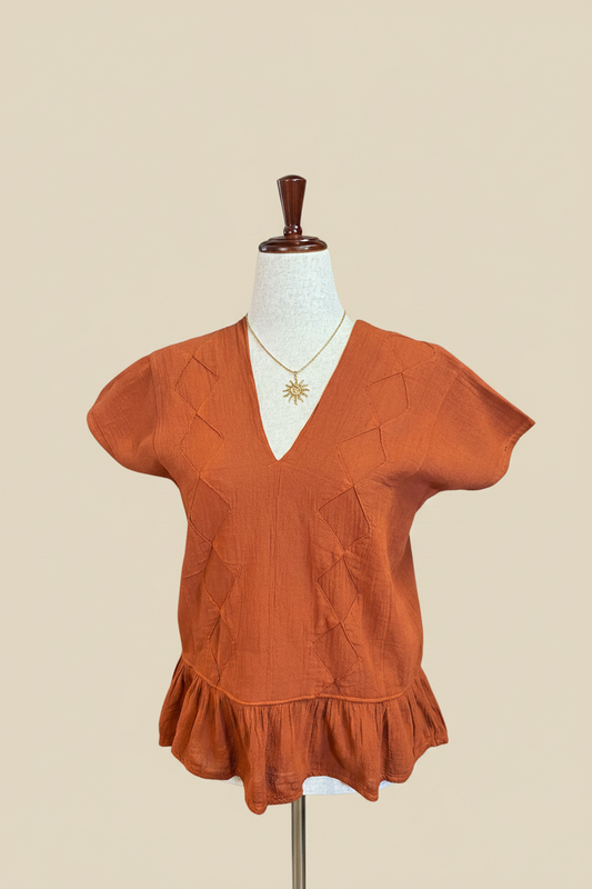 Blusa en Manta Corrugada