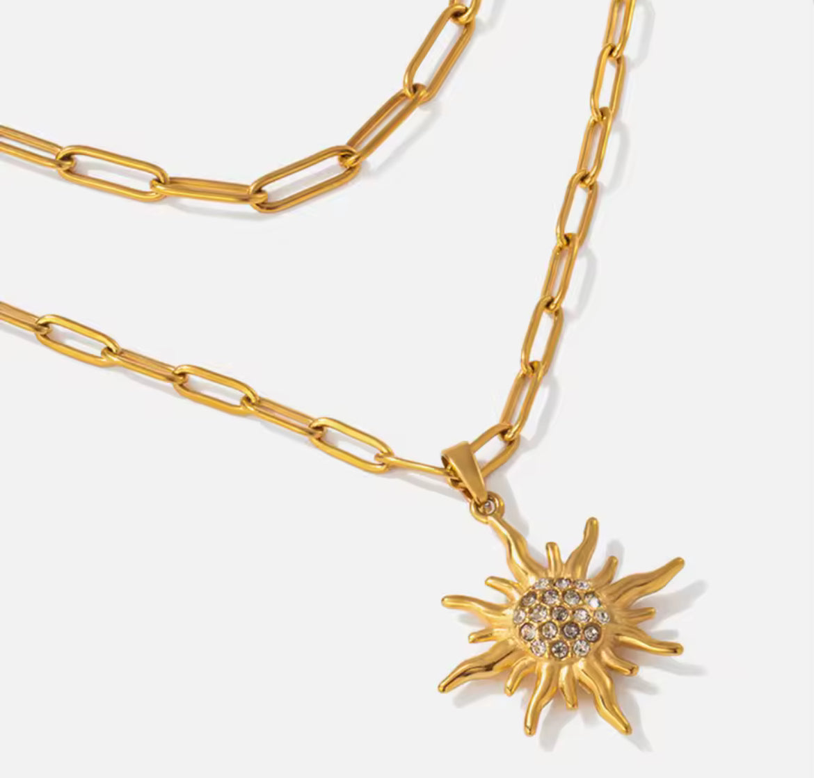 Collar Doble Sol