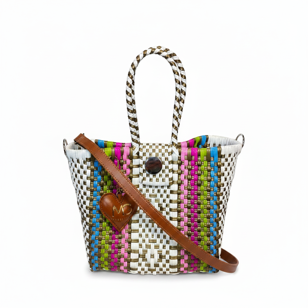 Lolita multicolor con correa café