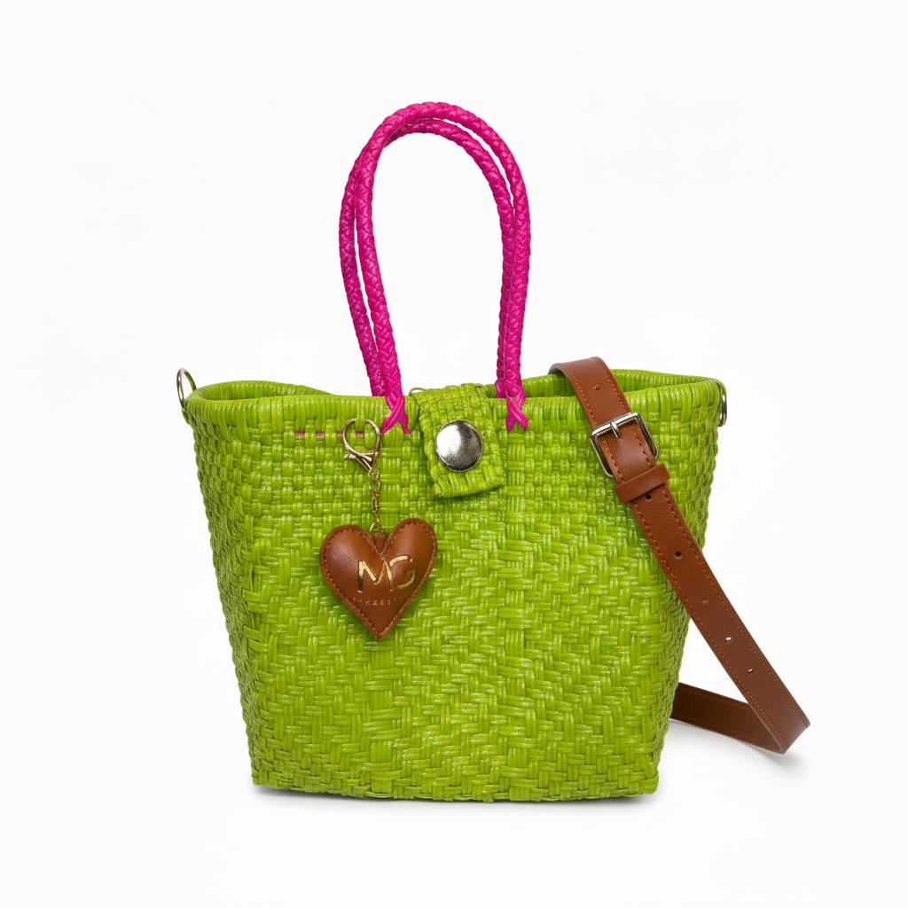 Lolita verde lima con correa café