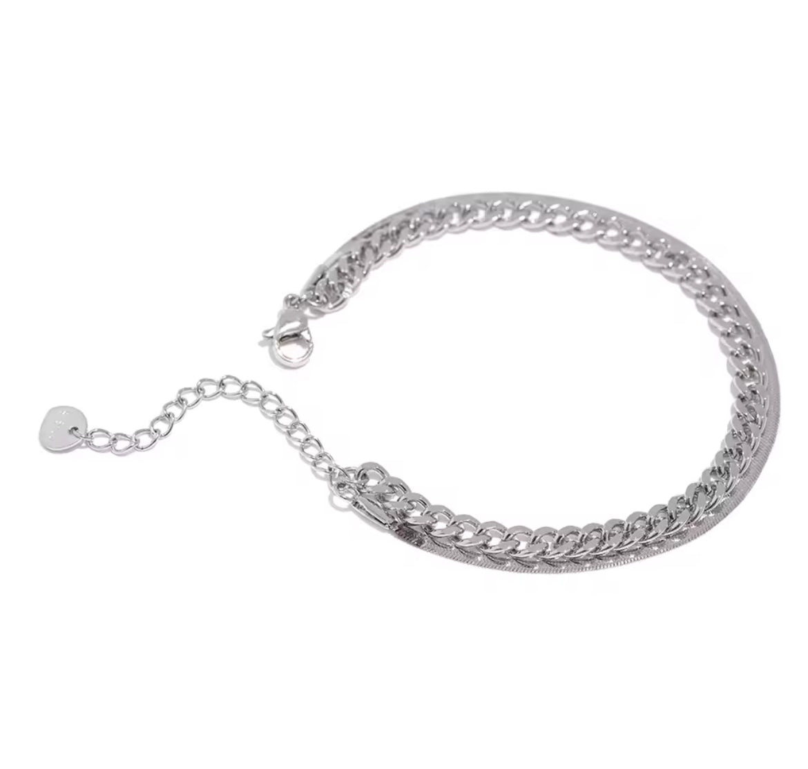 Pulsera Doble Cadena