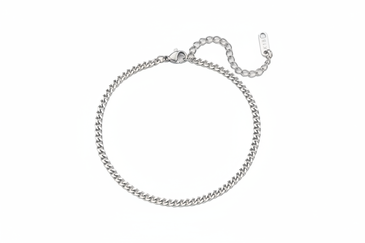 Pulsera cubana 2.5mm sin texto