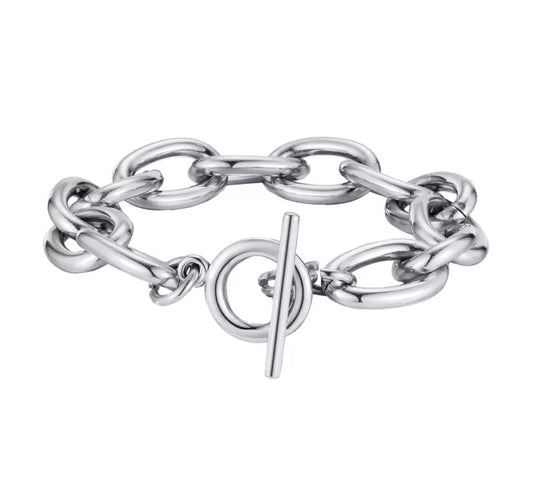 Brazalete Chunky Plata