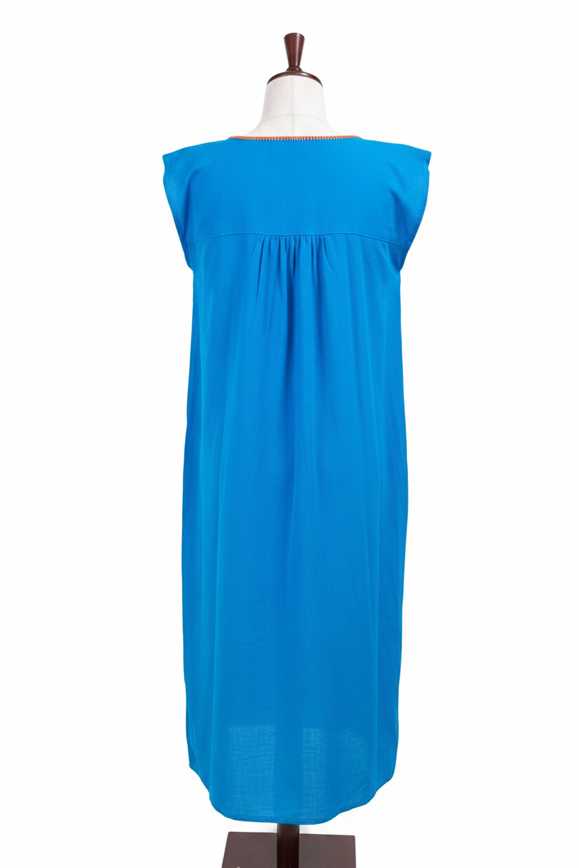 Vestido bordado - espalda