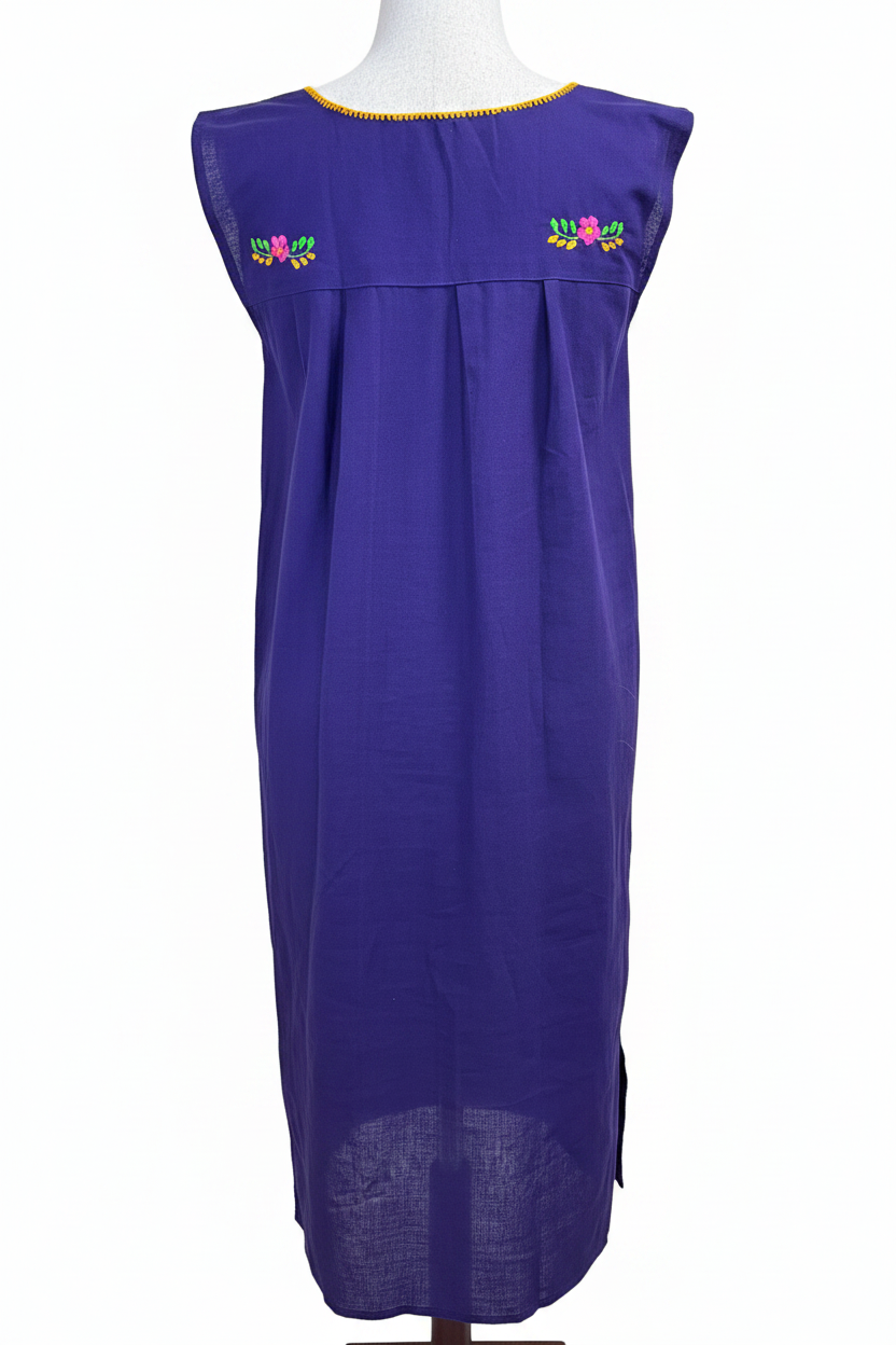 Vestido morado - espalda