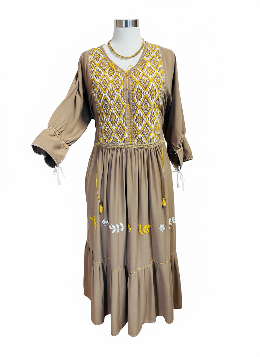 Vestido San Andrés Larrainzar - Imagen 1 con fondo blanco