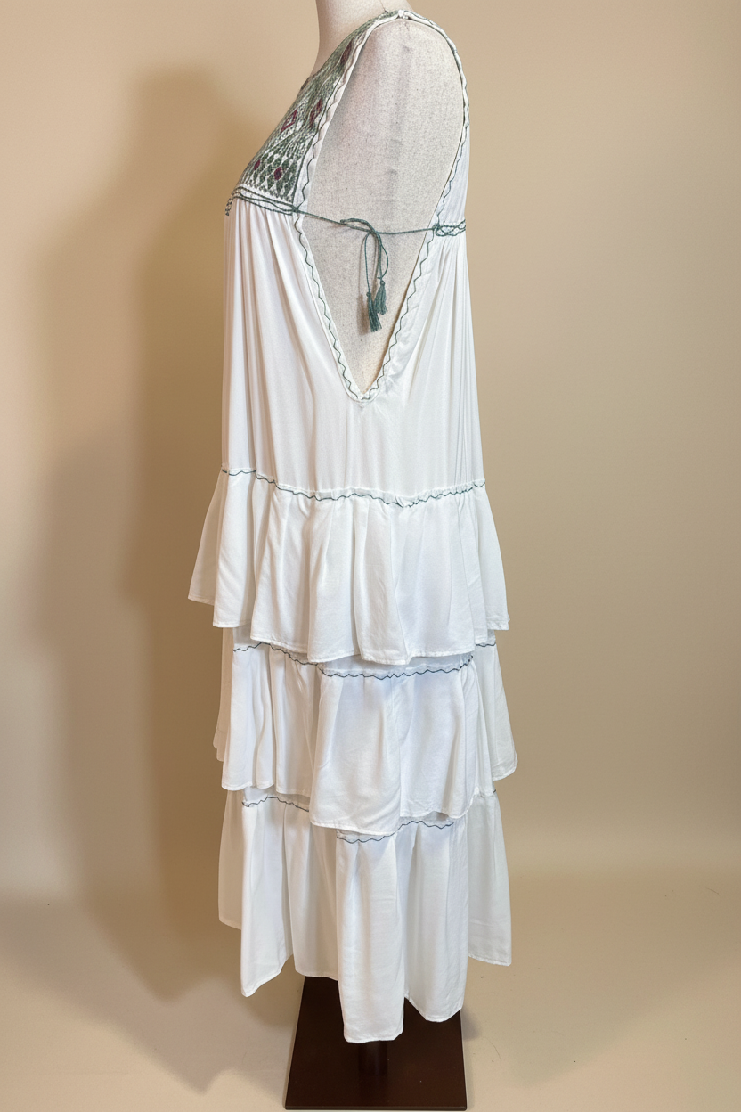 Vestido San Andrés Olanes - Vista lateral