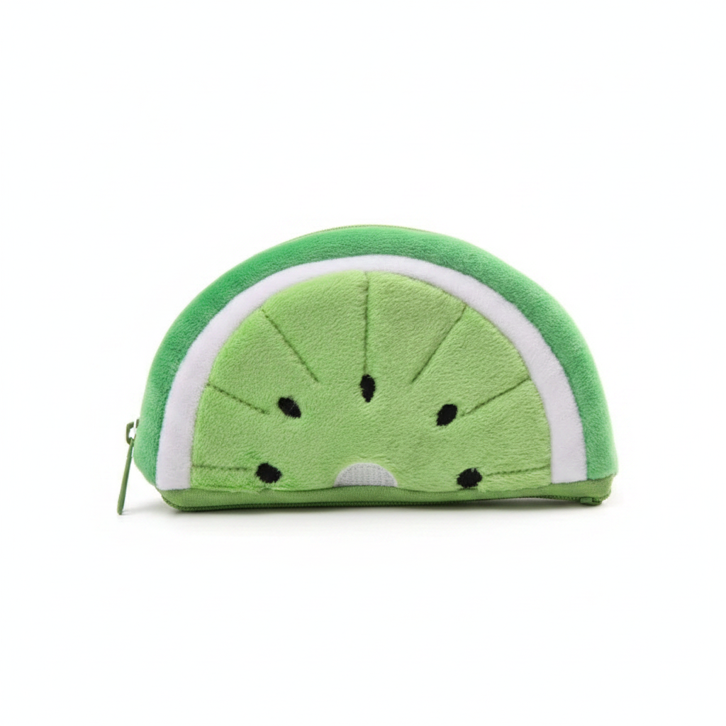 Watermelon slice coin purse