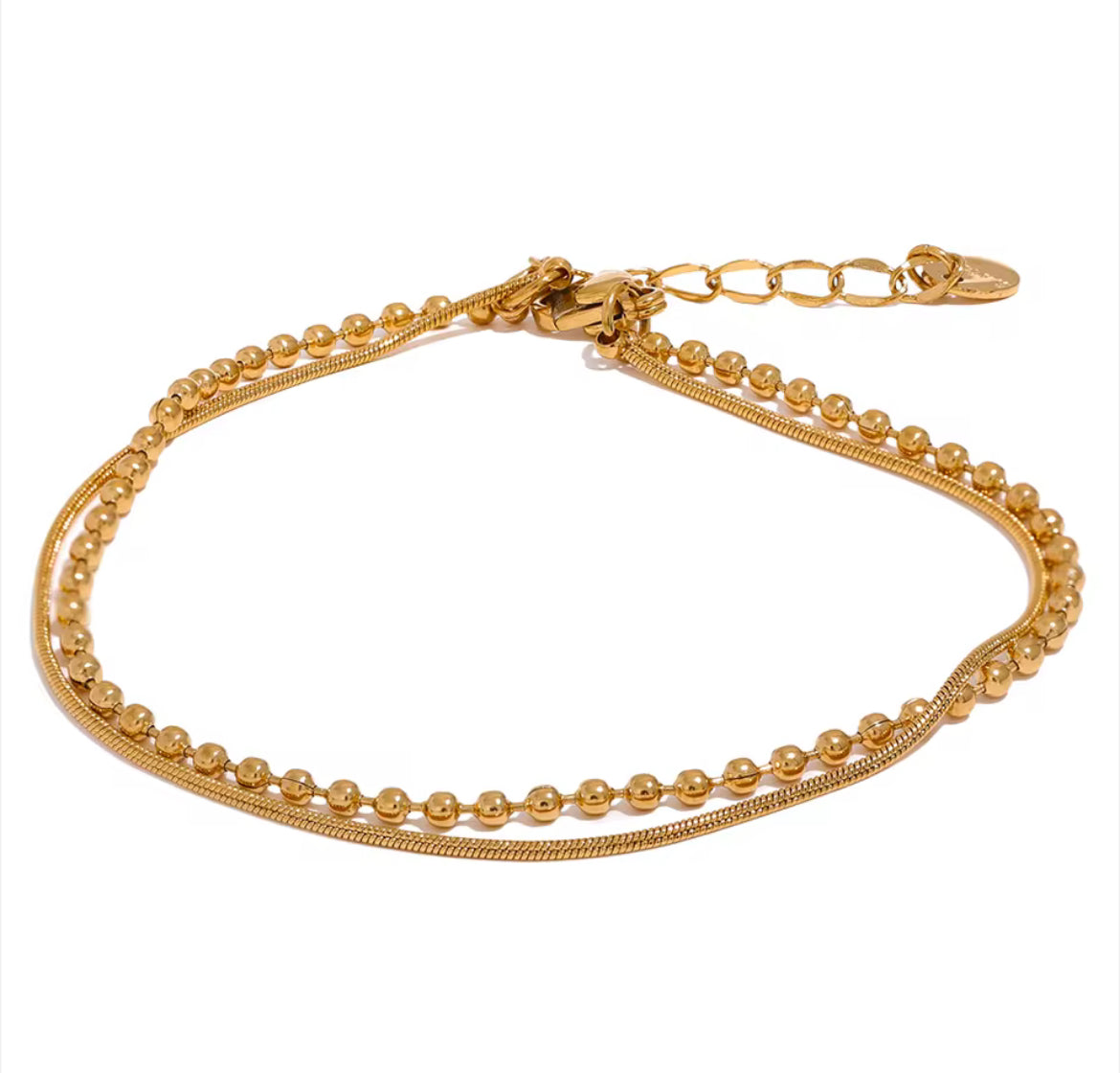 Pulsera Doble Balín