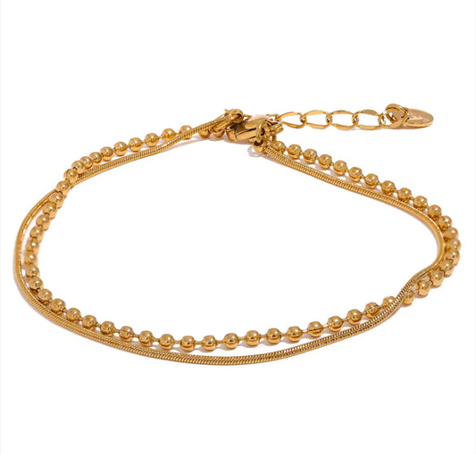Pulsera Doble Balín